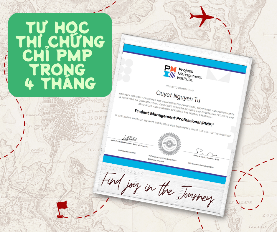 Kinh nghiệm tự học thi chứng chỉ PMP® trong 4&nbsp;tháng